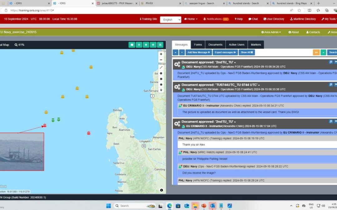 German and Philippine organizations and entities  Train Together for Safer Indo-Pacific Seas