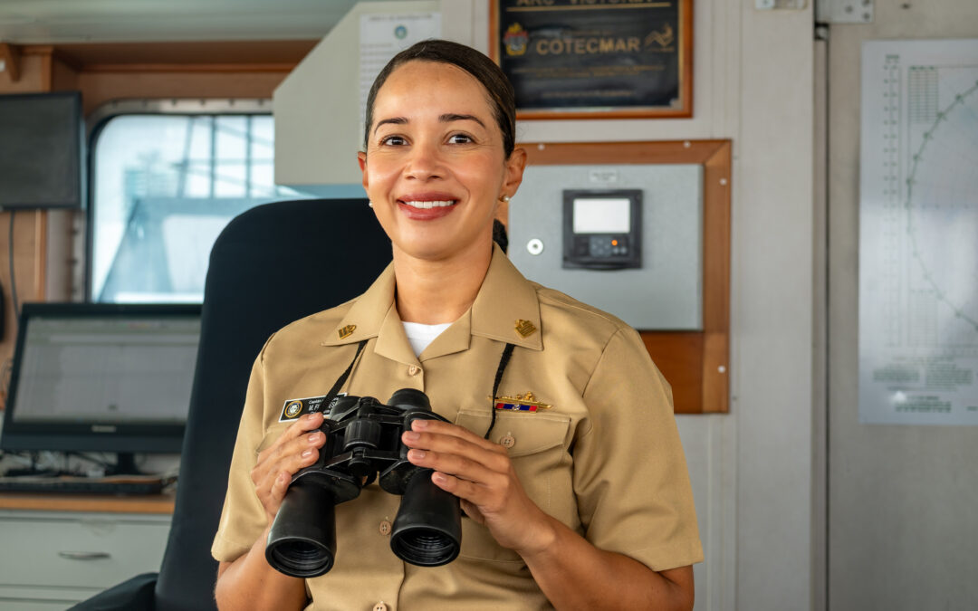 Voices of women in maritime: María Ángela Fuentes Calderon, Colombian Navy